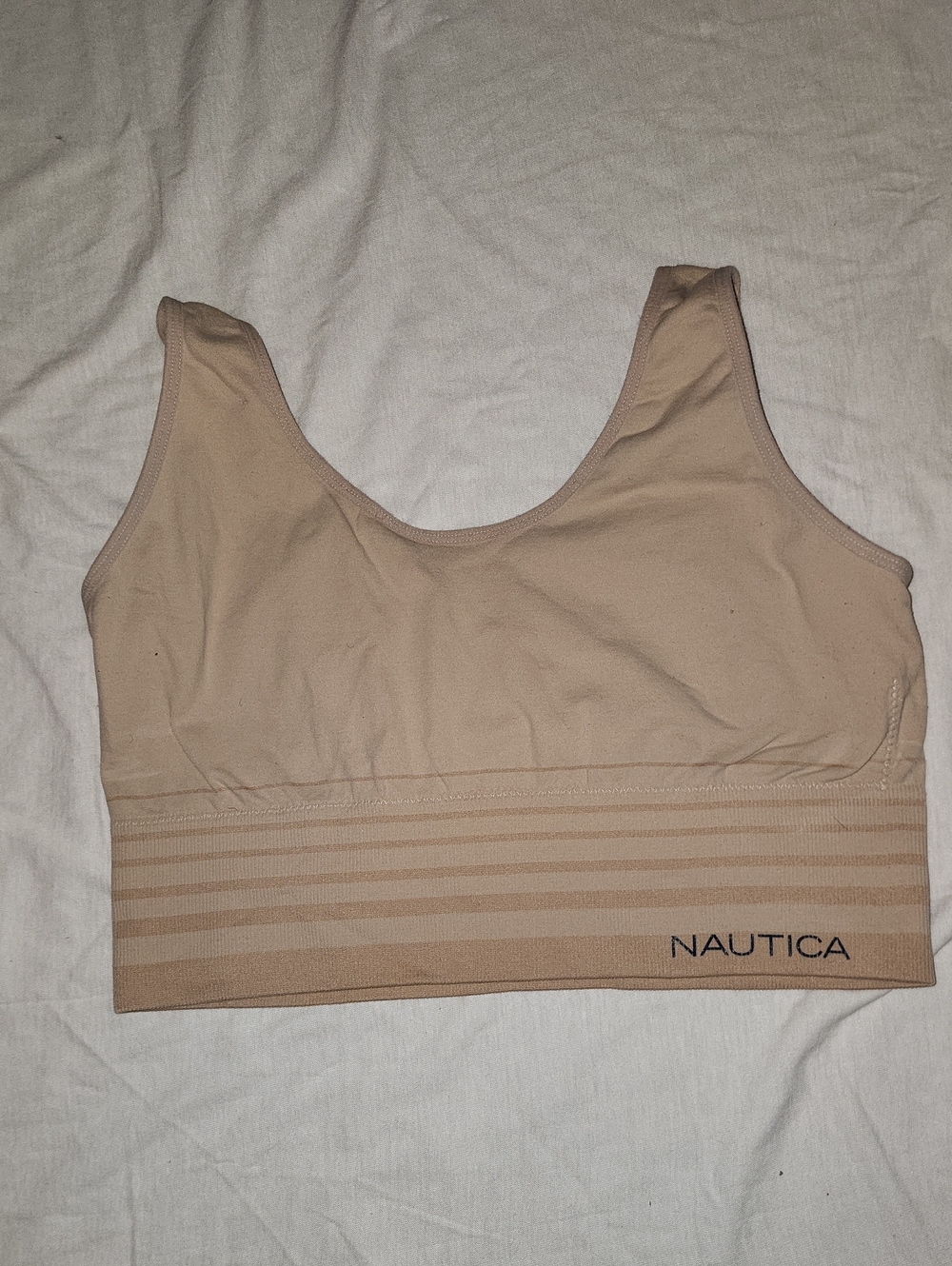 Nautica Seamless Light Beige Sports Bralette